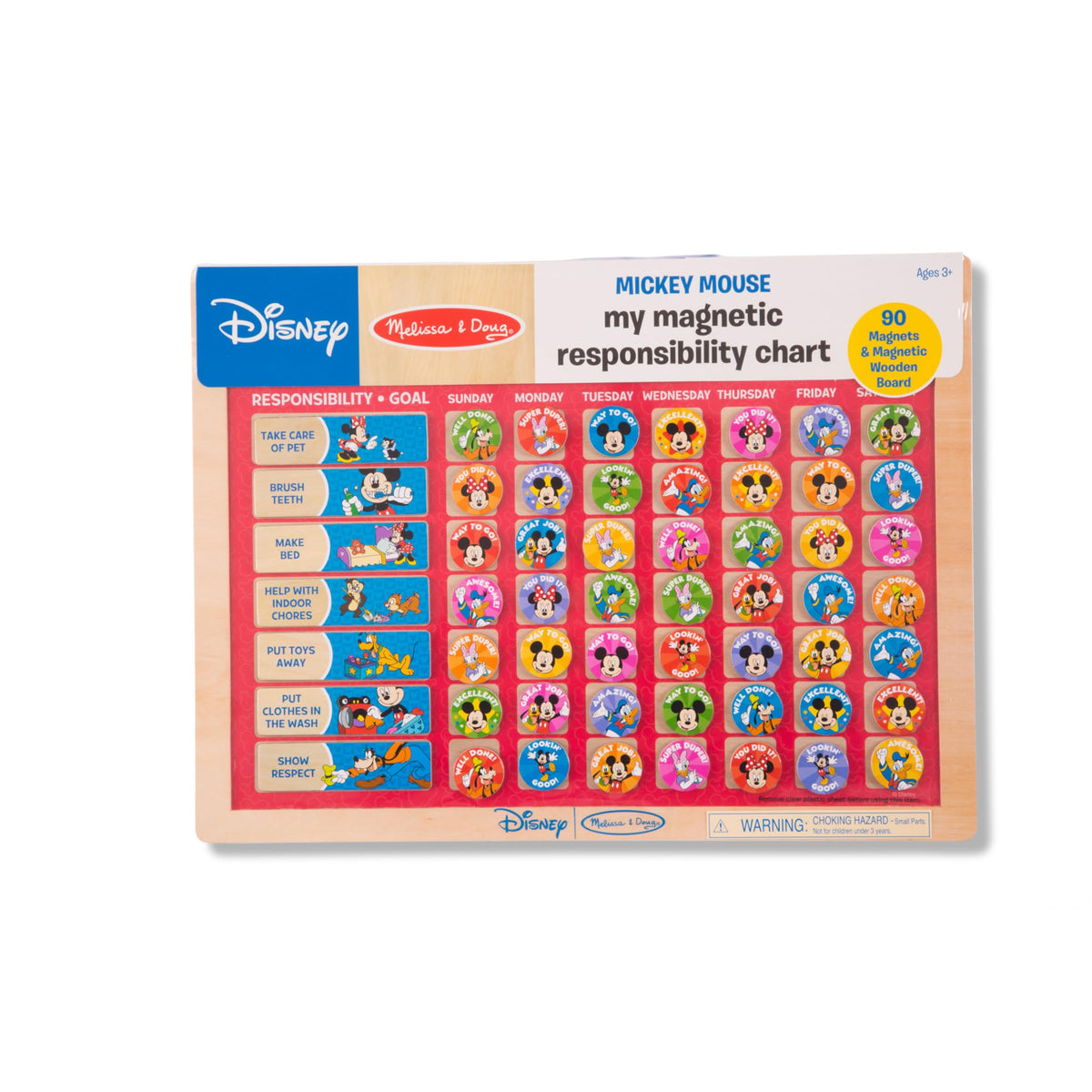 Melissa and Doug Mickey Mouse magnetic dry-erase side for quick updates