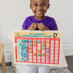 Melissa and Doug Disney Mickey Mouse wooden-framed board ready for use