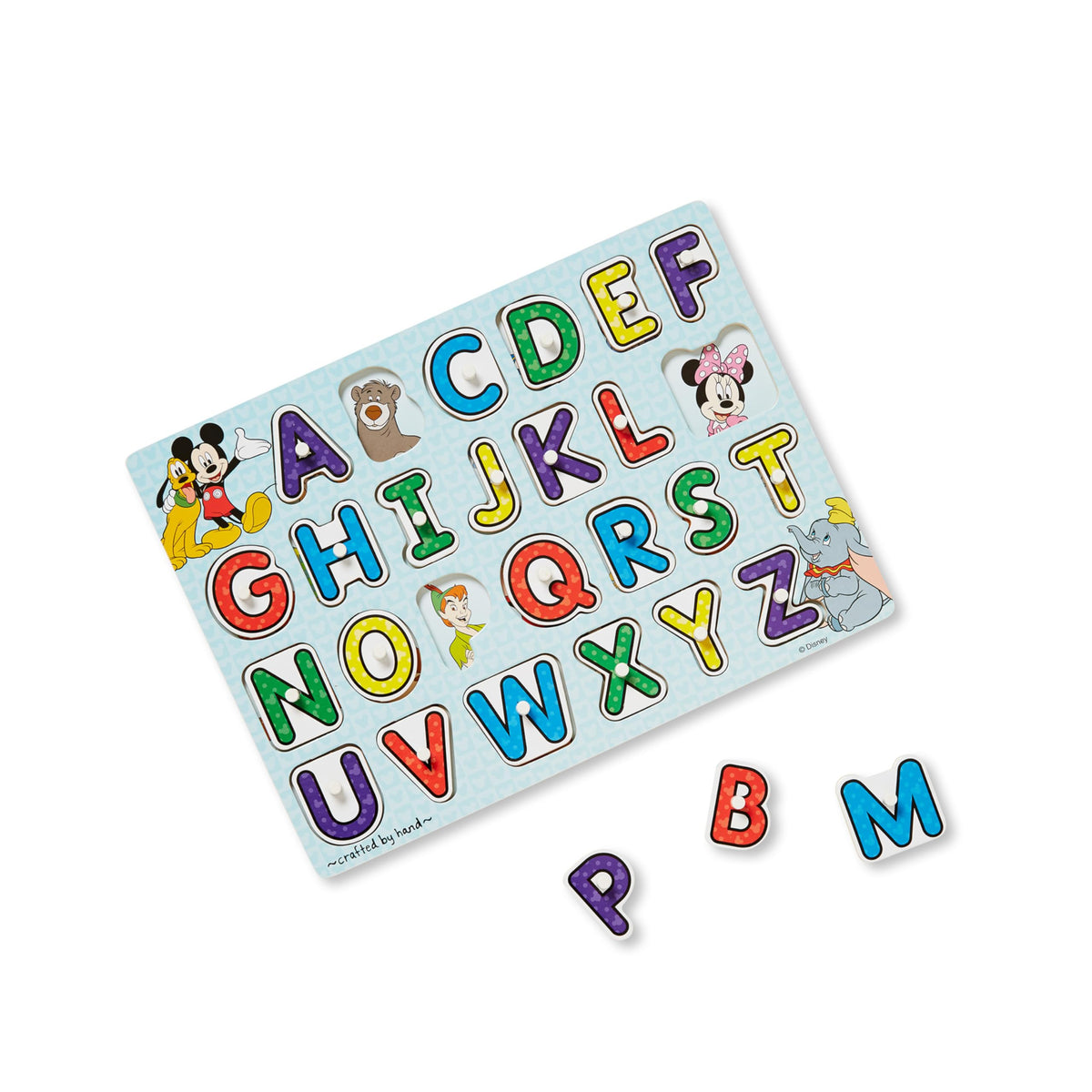 Three Disney-themed wooden puzzles offer varied learning experiences.