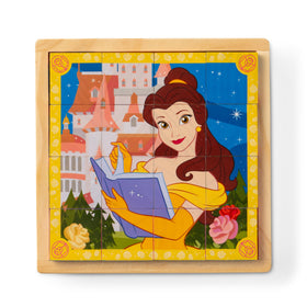 Melissa & Doug Disney Princess Moana cube puzzle scene boosts fine motor skills and visual matching.