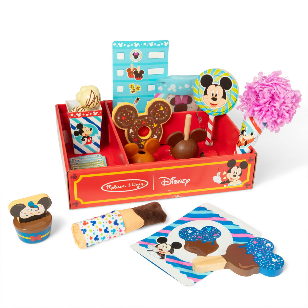 Melissa & Doug Disney cotton candy push-up for imaginative pretend play.