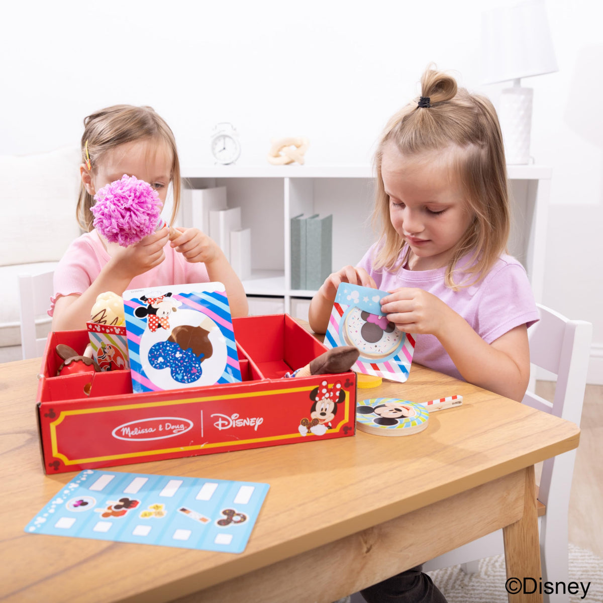 Melissa & Doug Disney popcorn with drizzle enhances snack-time storytelling.