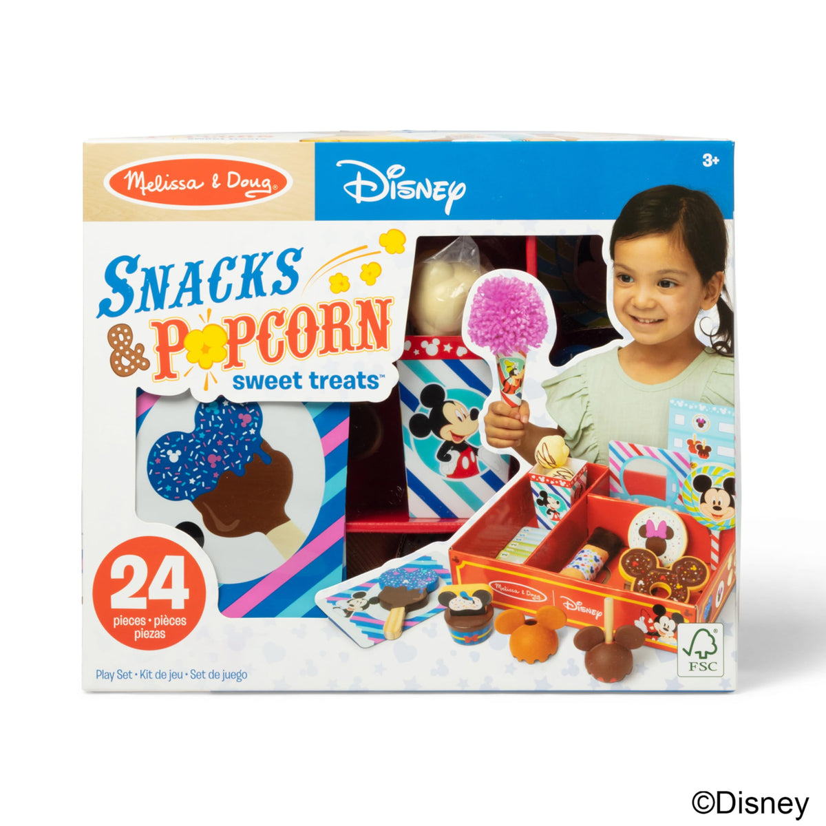 Melissa & Doug Disney oversized lollipop adds colorful pretend treats.