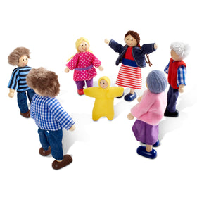 Melissa & Doug baby doll adds gentle moments to pretend family life.