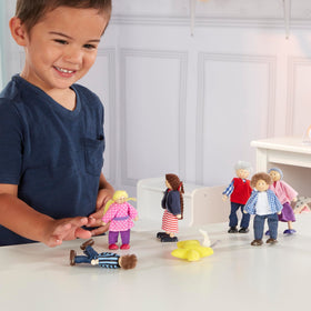 Melissa & Doug doll-house imaginative-play set sparks creative scenarios.