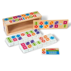 Melissa & Doug colorful pips on tiles highlighting number sense during play