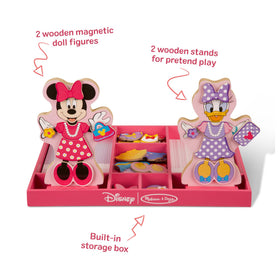 Melissa & Doug wooden dress-up set with storage tray keeps pieces organized