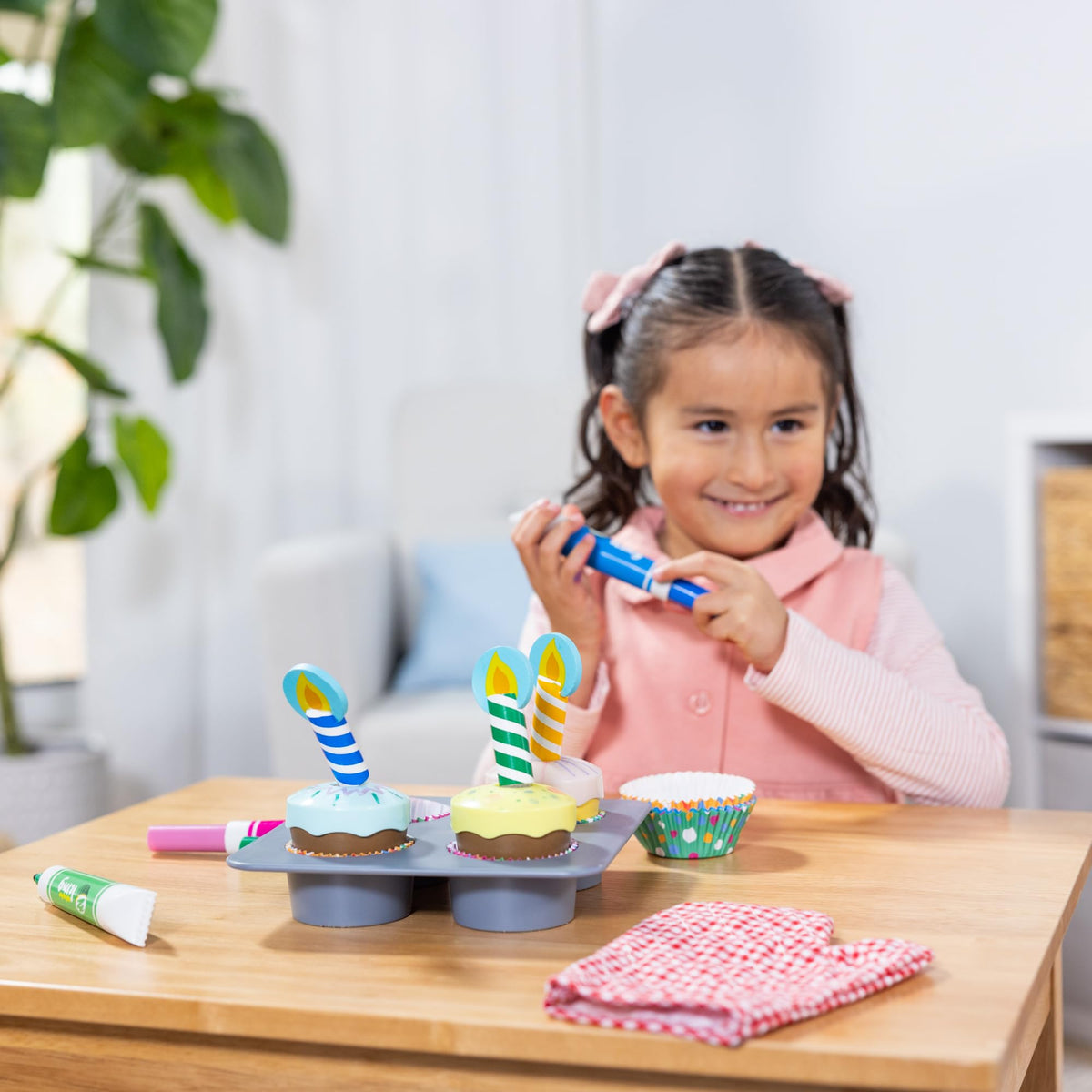 Melissa and Doug durable cupcake cups provide sturdy mess-friendly baking bases.