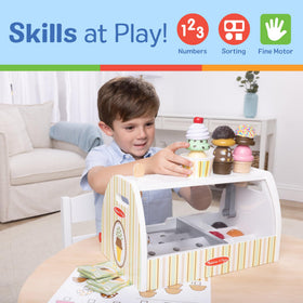 Melissa & Doug durable serving utensils support easy scooping and sharing.