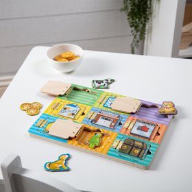 Educational preschool toy fosters creative storytelling and problem-solving