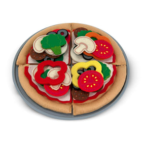 Melissa & Doug felt pizza toppings for imaginative pretend meals during playtime