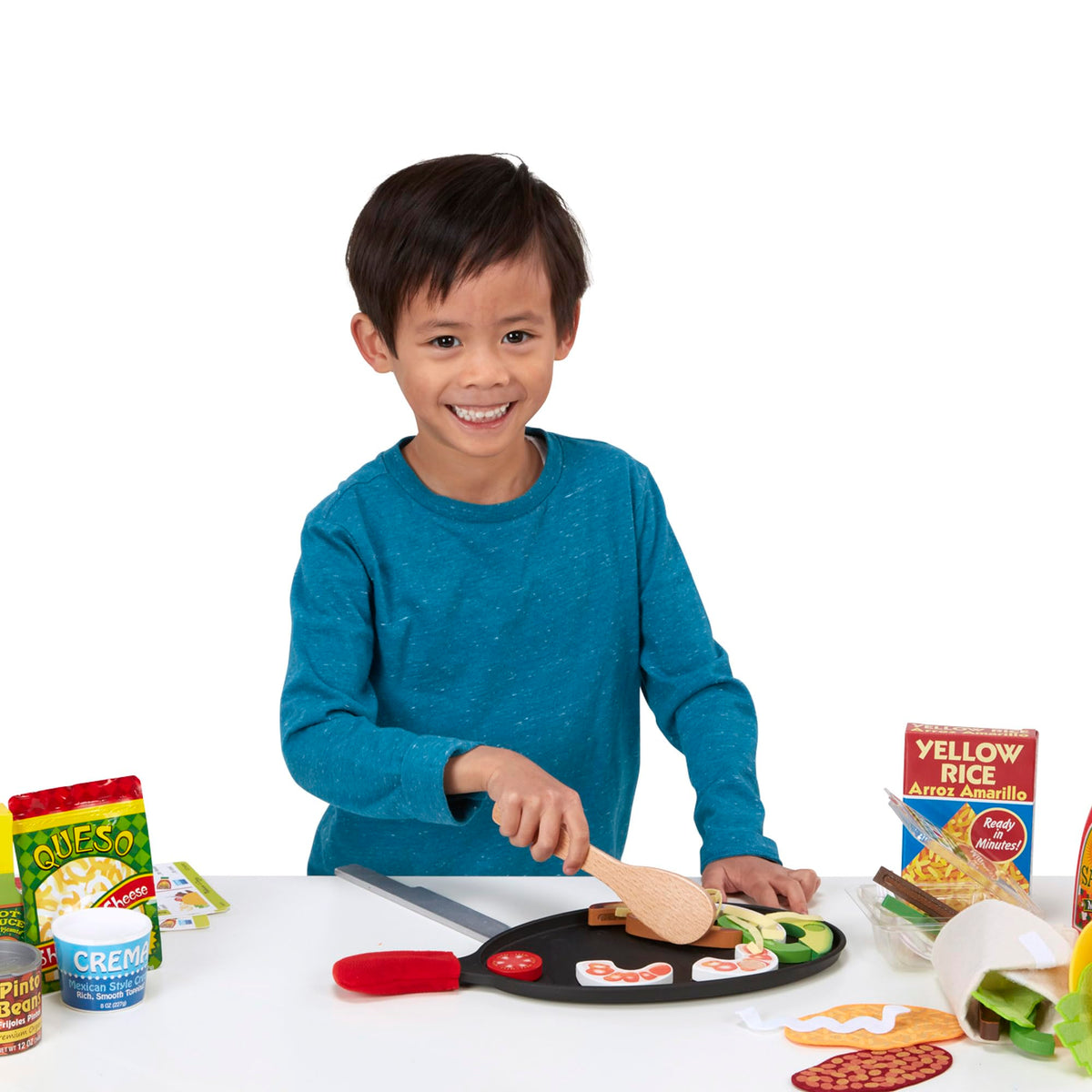 Melissa & Doug Fill & Fold reusable menu cards guide pretend recipes