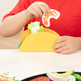 Melissa & Doug Fill & Fold crema, beans, cheese, rice add texture
