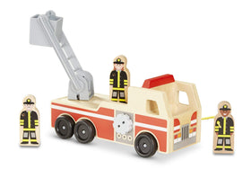 Durable Melissa & Doug wooden toy truck built to last