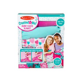 Melissa & Doug fleece quilt no-sew kit with butterfly pattern for quick cozy blankets.