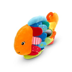 Baby-safe mirror on Flip Fish sparks facial curiosity