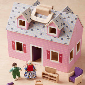 Easy care for Fold & Go Dollhouse with a smooth, family-friendly finish.