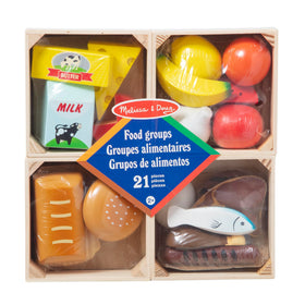 Melissa & Doug Food Groups watermelon for imaginative play and color recognition.