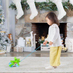 Melissa & Doug Frolicking Frog features bright colors and bold patterns