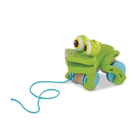 Melissa & Doug Frolicking Frog supports sensory exploration and motion