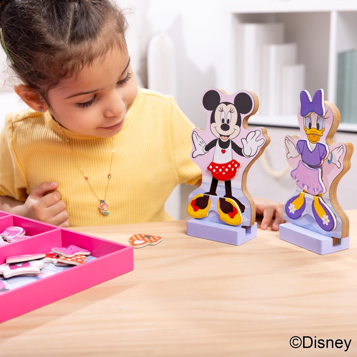 Melissa & Doug FSC-certified label highlights eco-friendly sourcing for wood pieces.