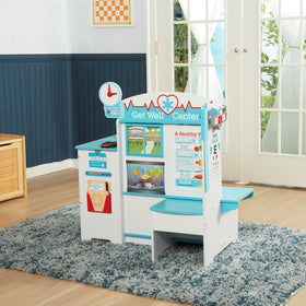 Melissa & Doug Get Well Doctor Center wooden diploma and card for reception interactions