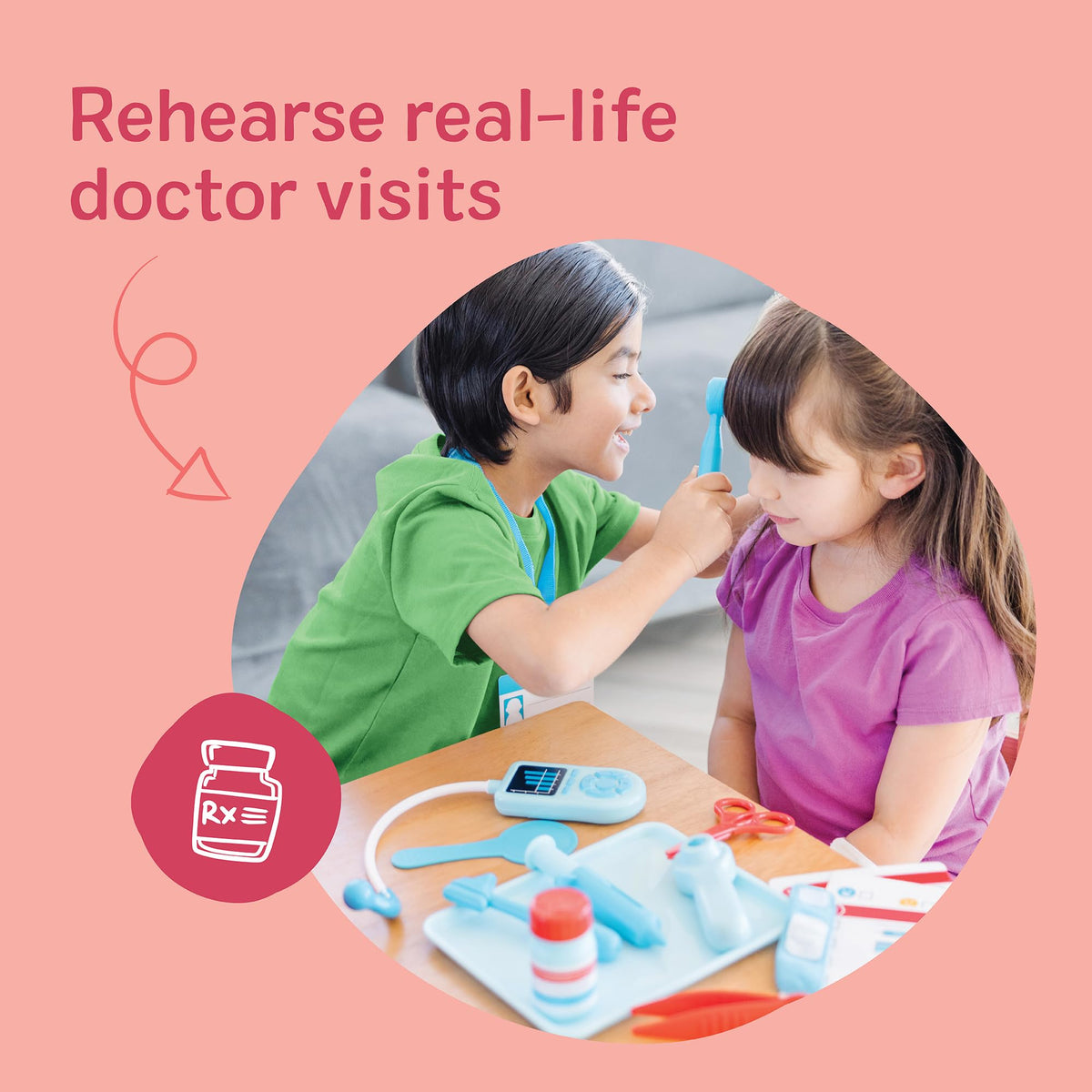 Melissa & Doug Get Well Doctor Kit syringe for safe pretend injections