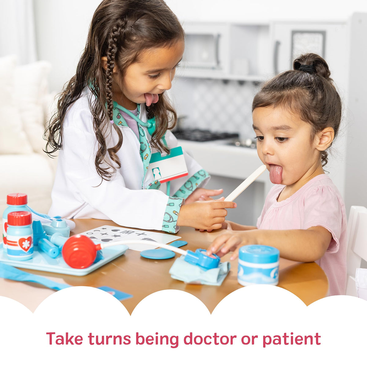 Melissa & Doug Get Well Doctor Kit thermometer for quick checks