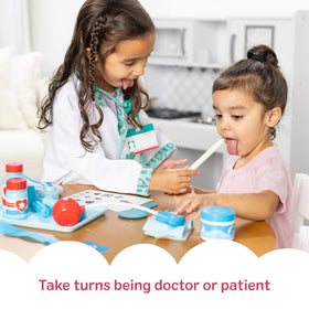 Melissa & Doug Get Well Doctor Kit thermometer for quick checks