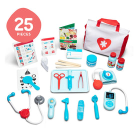 Melissa & Doug Get Well Doctor Kit tote keeps tools organized