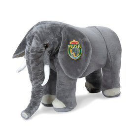 Melissa & Doug elephant sturdy interior structure supports long-lasting hugs.