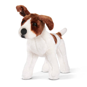 Melissa & Doug Giant Jack Russell Terrier plush with lifelike markings for imaginative play