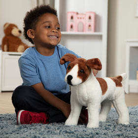 Gift-ready Melissa & Doug plush appeals to puppy lovers and collectors