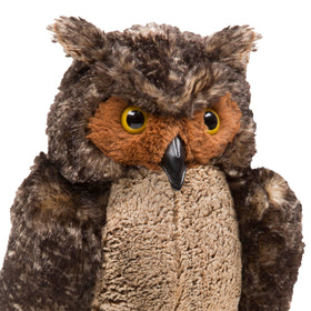 Melissa and Doug Giant Owl brown coloring enhances woodland themed pretend play