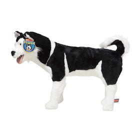 Melissa and Doug Giant Siberian Husky durable construction supports years of play.