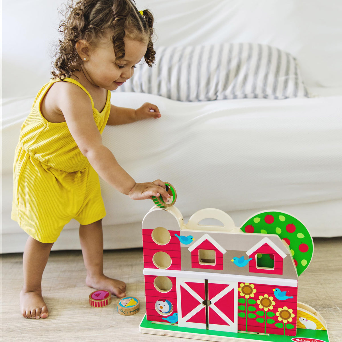 Melissa & Doug GO Tots barn with silo offers durable farm play
