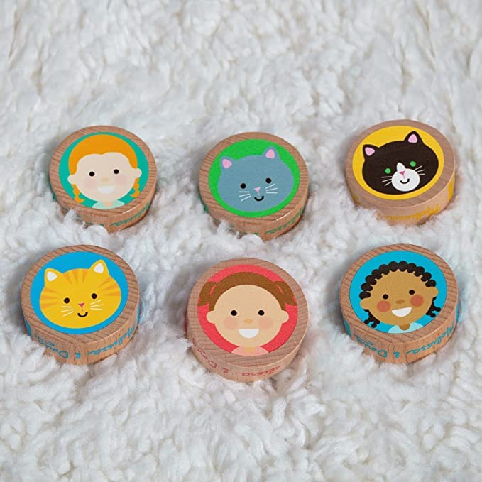 Melissa & Doug GO Tots town house built-in mirror enhances visual engagement during pretend play