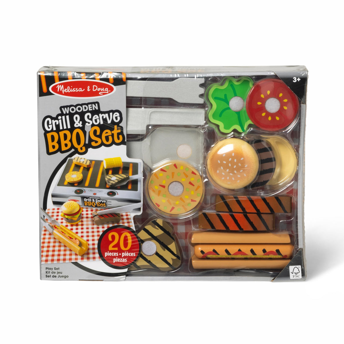 Melissa & Doug kid-friendly utensils for safe, interactive cooking role-play.