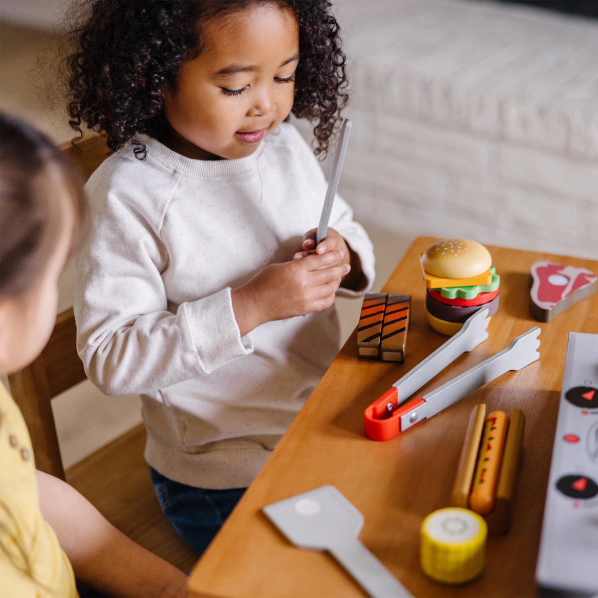 Melissa & Doug includes a variety of veggie and meat options.