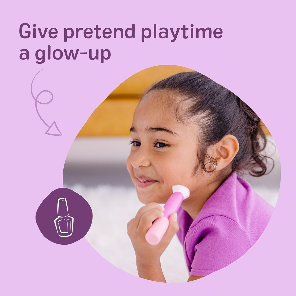 Melissa & Doug group imaginative play with the beauty salon supports collaboration.