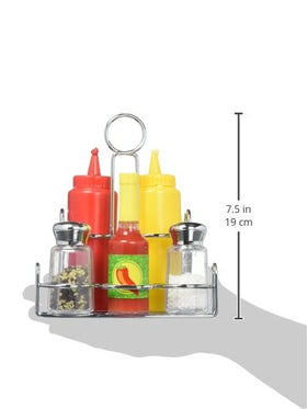 Melissa & Doug hot sauce bottle pouring during play, adding realism to pretend meals