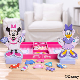 Disney Minnie and Daisy spark imaginative play with magnetic dress-up.