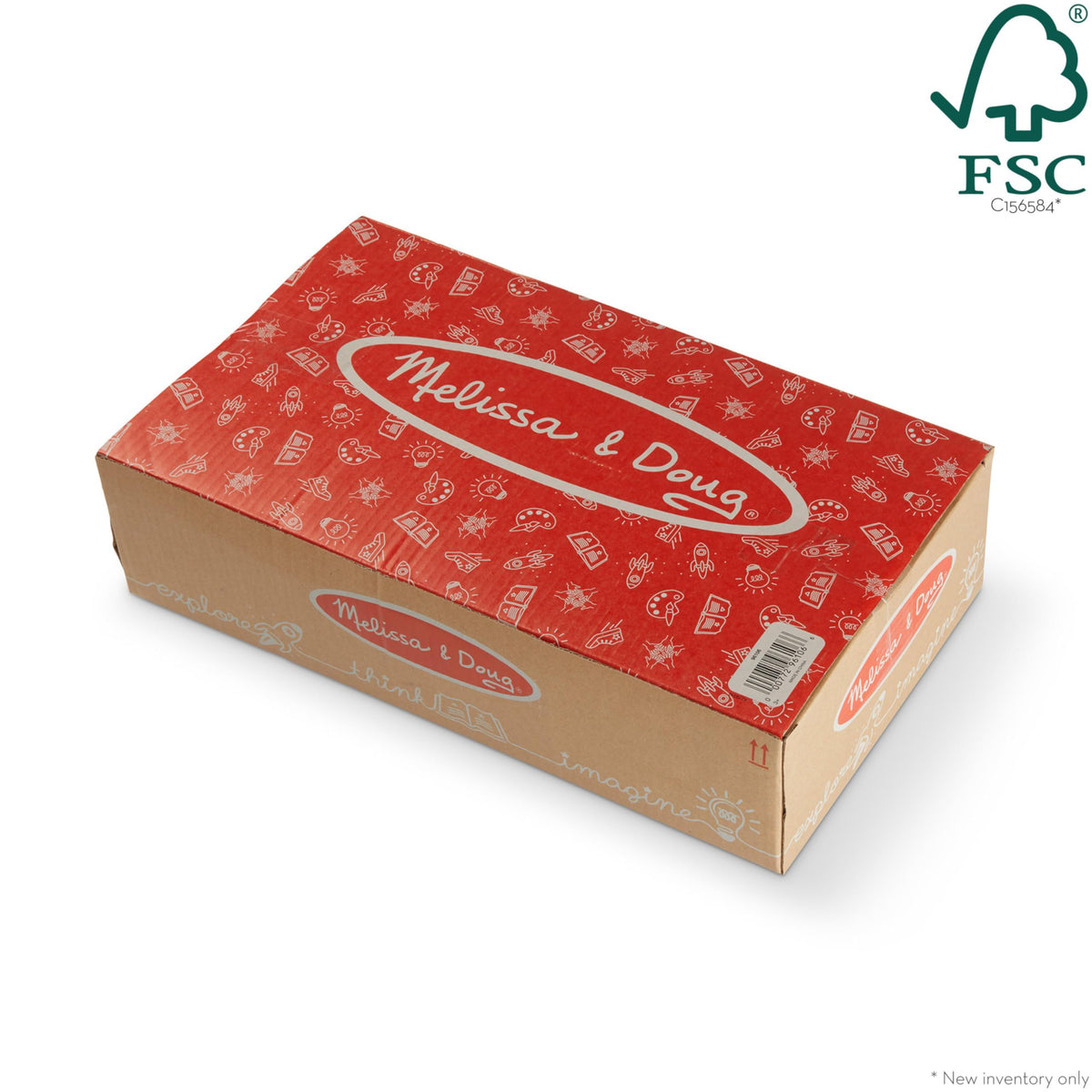 Melissa & Doug eraser included for quick corrections during art time
