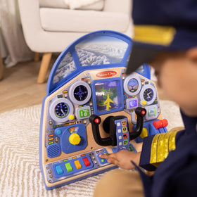 Melissa and Doug Jet Pilot dashboard destination scenes inspire storytelling