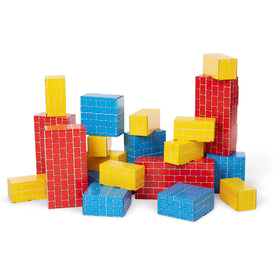 Melissa & Doug jumbo cardboard blocks for castle-building and pretend play.