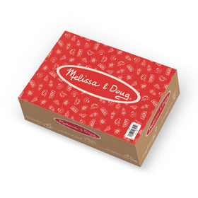 Wipe-clean surface on Melissa & Doug blocks simplifies cleanup after play.
