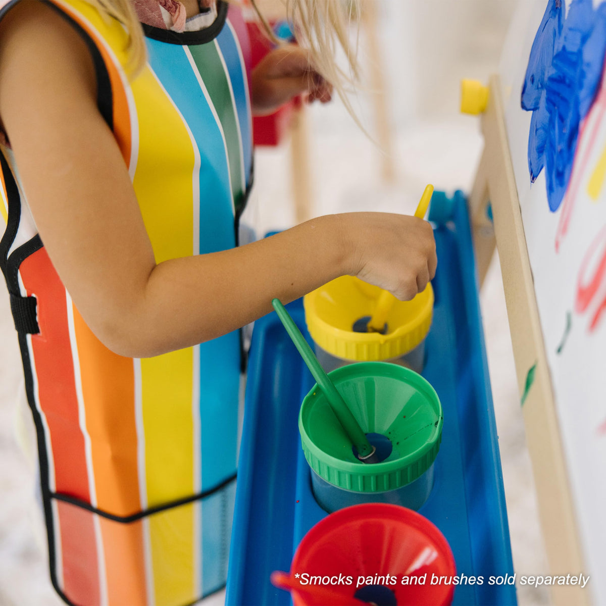 Melissa & Doug jumbo rainbow chalk pack for sidewalk art and sketching