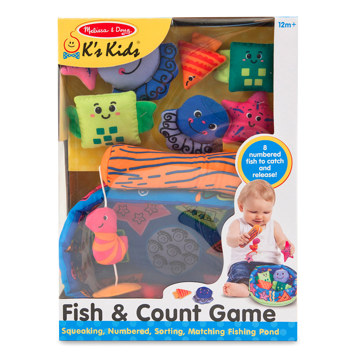 Melissa & Doug K's Kids Counting, sorting, and matching foster cognitive and fine motor skills