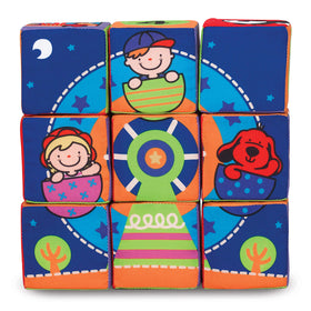 Melissa & Doug K's Kids soft blocks rocket sparks creative play