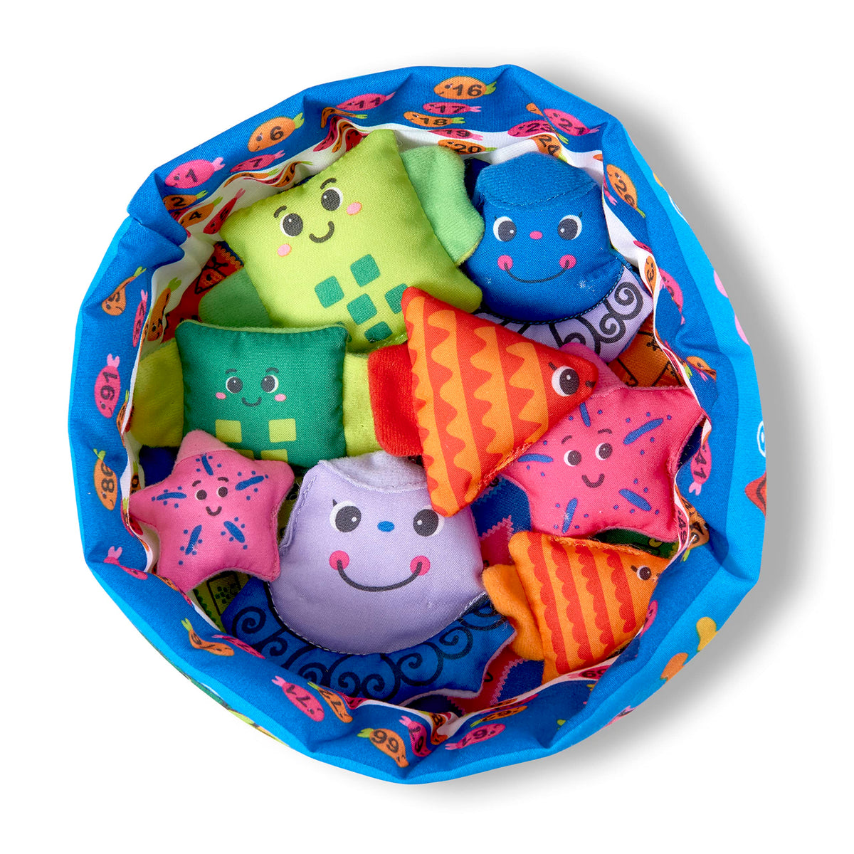 Melissa & Doug K's Kids packaging highlights safety-tested, durable materials for lasting play